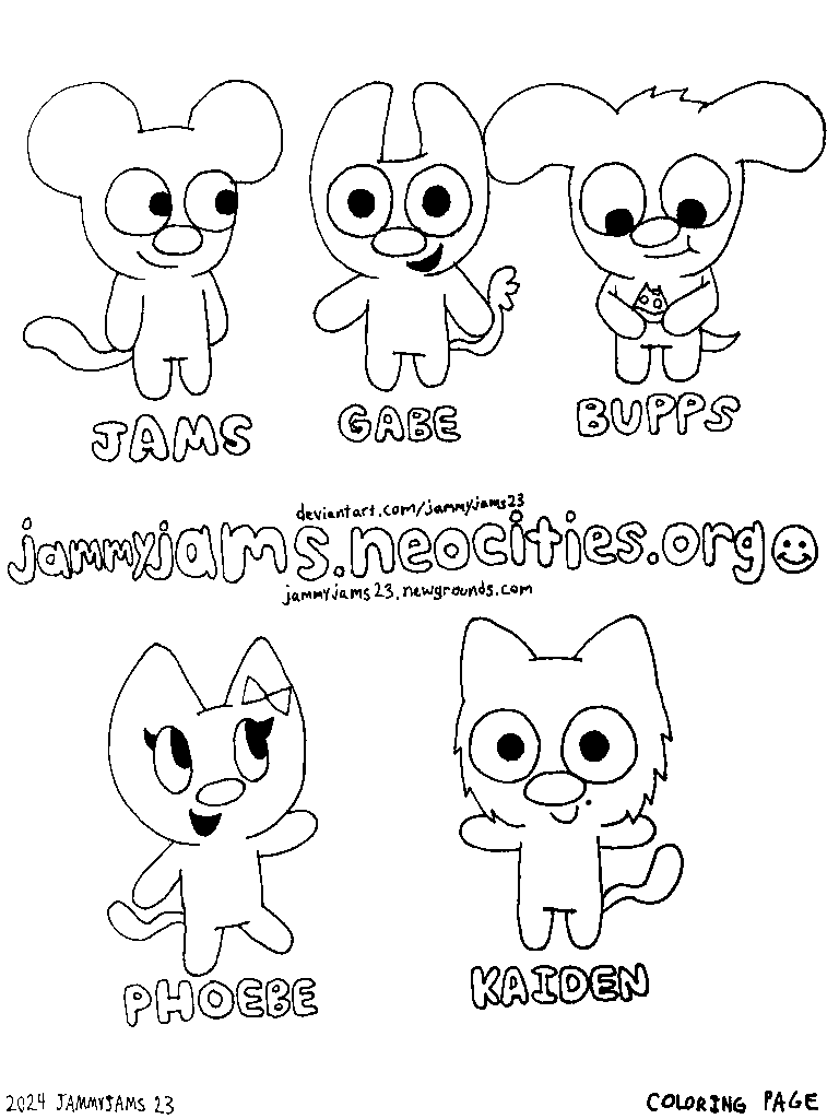 JJ23 Coloring Page